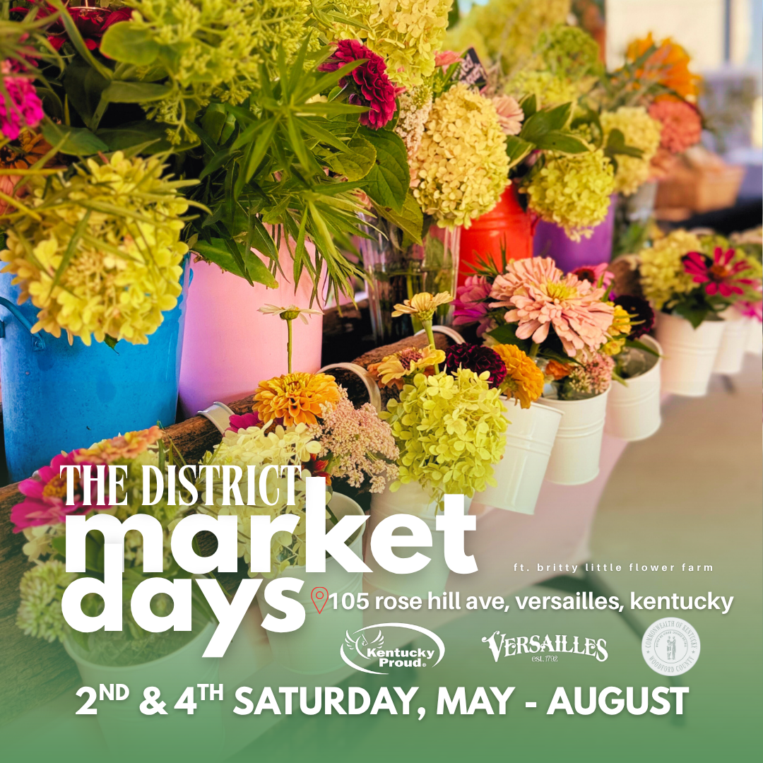 Find us at the market in Versailles, Kentucky